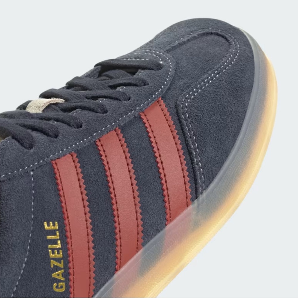 Adidas Gazelle Indoor (colors: Legend Ink / Preloved Ruby / Wonder White) - Picture 13 of 14
